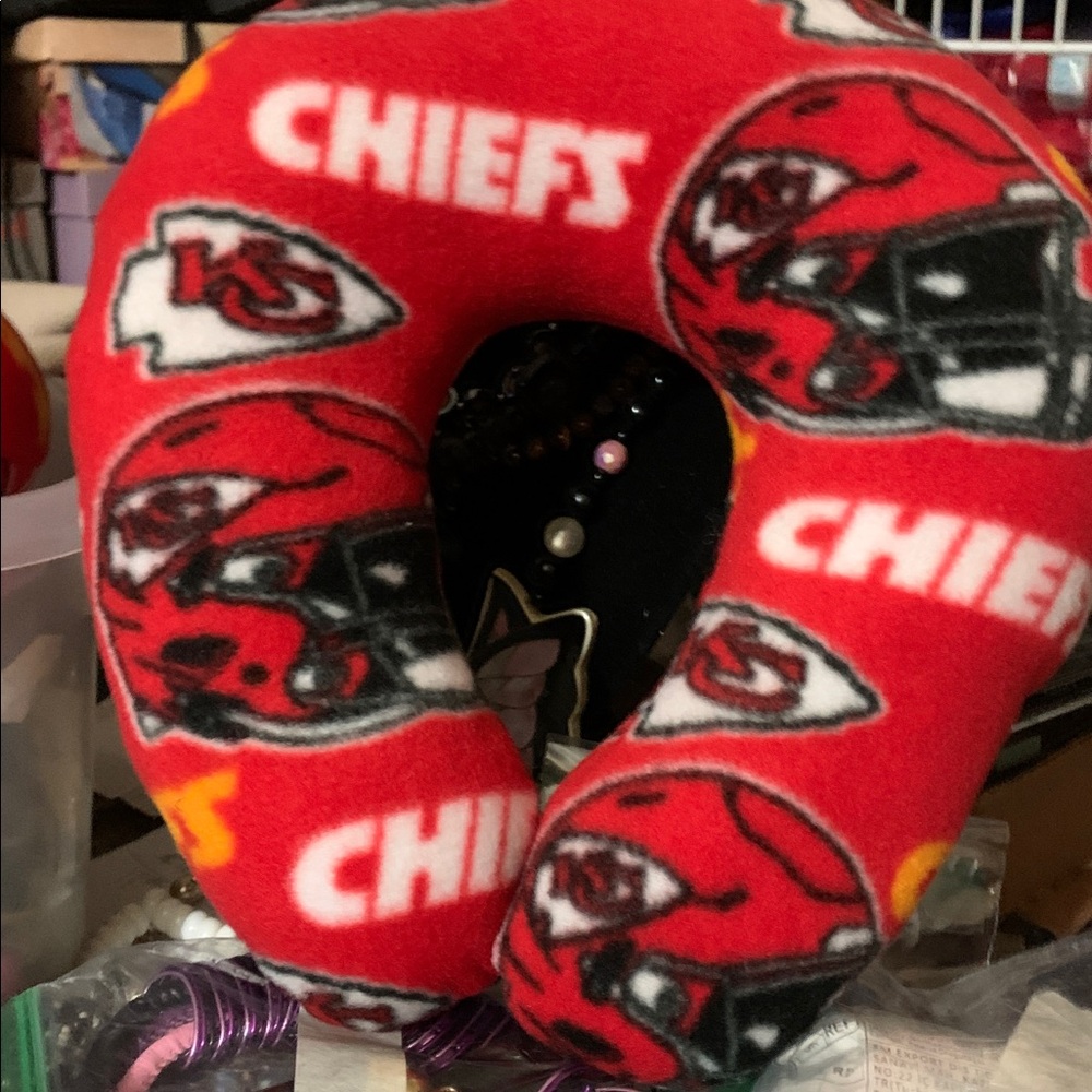 Kansas City Chiefs Neck Pillow Handmade